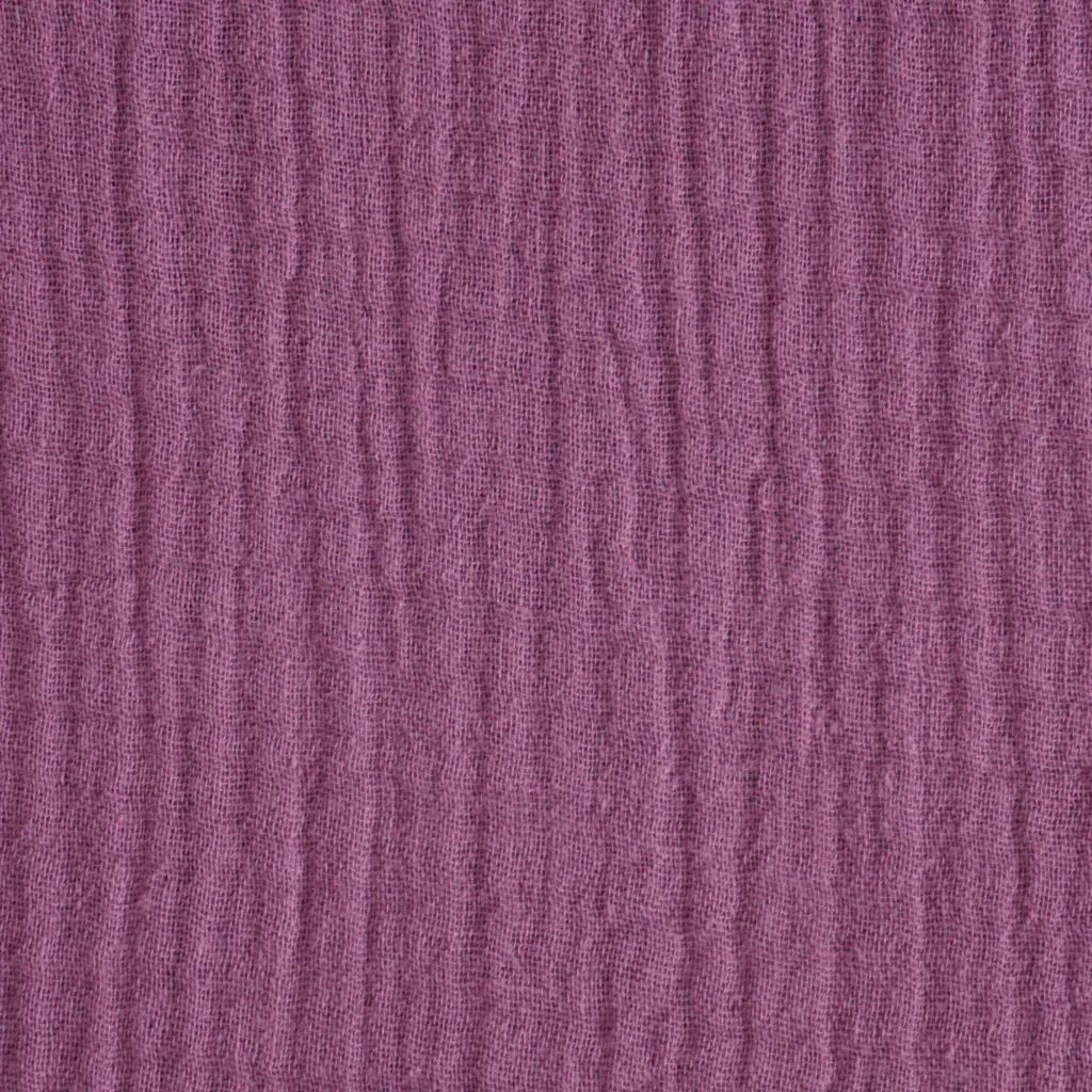 Musselin Double Gauze uni violett
